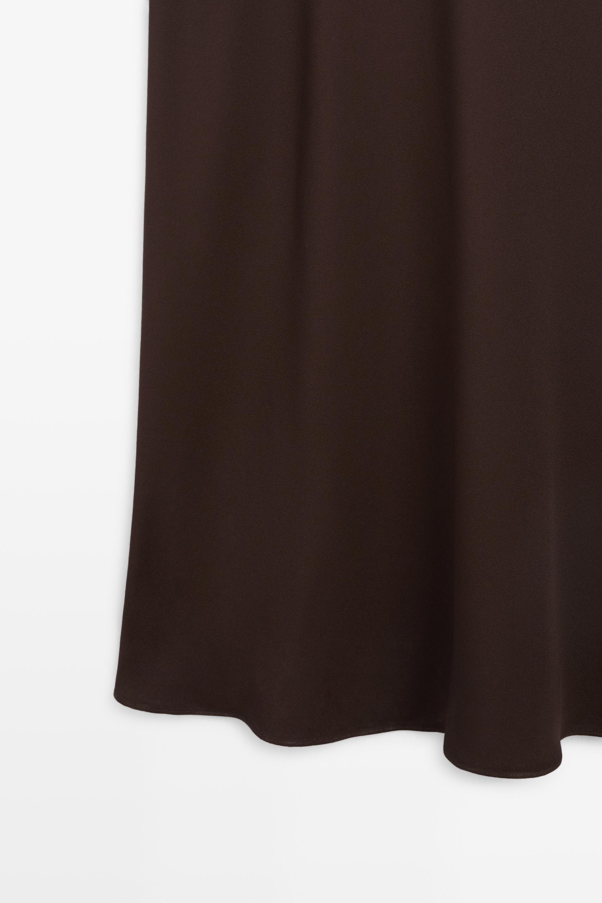 Halter midi dress with waistband detail